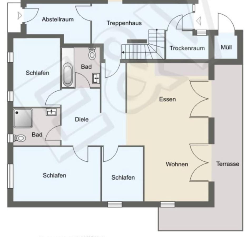 Ferienwohnung - A69454 Werdum Bagian luar foto